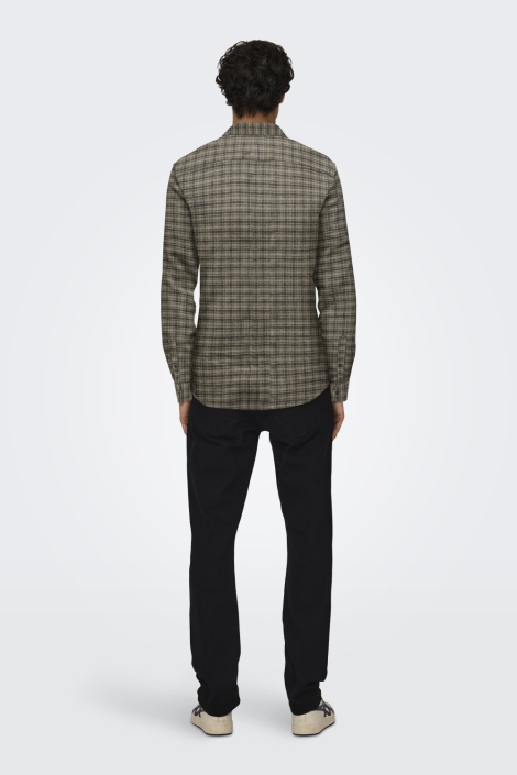Only & Sons onsgudmund ls checked shirt noos